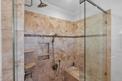 Lovely Croasdaile home on a large lot backing to the course & on Croasdaile Country Club in North Carolina - for sale on GolfHomes.com, golf home, golf lot