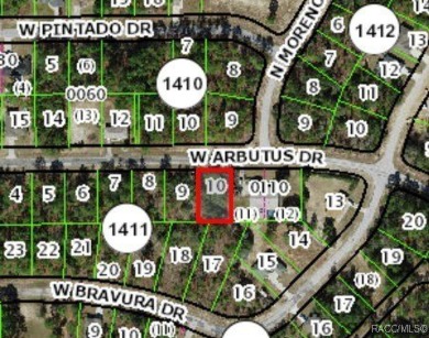 Buildable lot in Citrus Springs offering an excellent on Pine Ridge Community Golf and Country Club in Florida - for sale on GolfHomes.com, golf home, golf lot