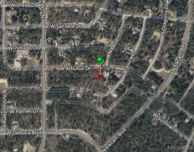 Buildable lot in Citrus Springs offering an excellent on Pine Ridge Community Golf and Country Club in Florida - for sale on GolfHomes.com, golf home, golf lot