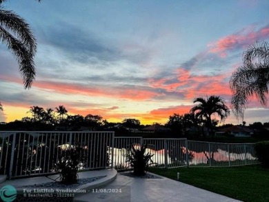 Amazing lake views from your private pool area! Beautifully on Mayacoo Lakes Country Club in Florida - for sale on GolfHomes.com, golf home, golf lot