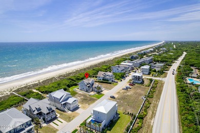 This exceptional oceanfront home in Roosevelt Beach showcases on The Country Club of the Crystal Coast in North Carolina - for sale on GolfHomes.com, golf home, golf lot