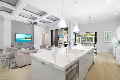 Welcome to this stunning modern residence nestled in an on Miromar Lakes Golf Club in Florida - for sale on GolfHomes.com, golf home, golf lot