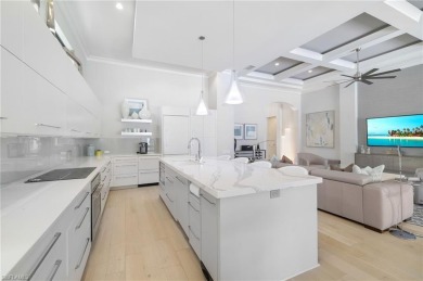 Welcome to this stunning modern residence nestled in an on Miromar Lakes Golf Club in Florida - for sale on GolfHomes.com, golf home, golf lot