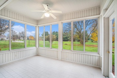 This traditional two story house sits on hole number 11 of Black on Black Squirrel Golf Club in Indiana - for sale on GolfHomes.com, golf home, golf lot