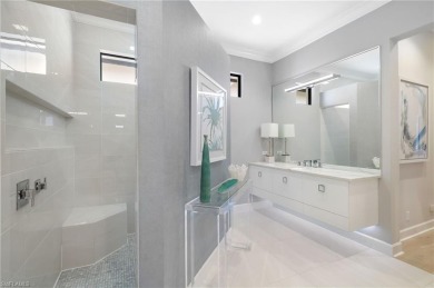 Welcome to this stunning modern residence nestled in an on Miromar Lakes Golf Club in Florida - for sale on GolfHomes.com, golf home, golf lot