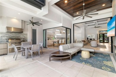 Welcome to this stunning modern residence nestled in an on Miromar Lakes Golf Club in Florida - for sale on GolfHomes.com, golf home, golf lot