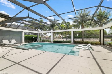 Welcome to this stunning modern residence nestled in an on Miromar Lakes Golf Club in Florida - for sale on GolfHomes.com, golf home, golf lot