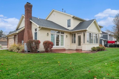 This traditional two story house sits on hole number 11 of Black on Black Squirrel Golf Club in Indiana - for sale on GolfHomes.com, golf home, golf lot