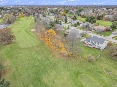 This traditional two story house sits on hole number 11 of Black on Black Squirrel Golf Club in Indiana - for sale on GolfHomes.com, golf home, golf lot