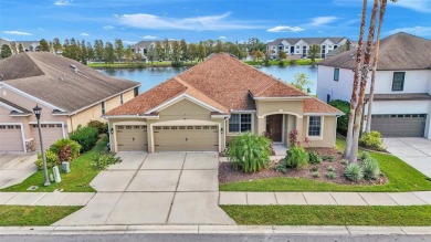 Stunning LAKE VIEWS welcome you as you enter this beautiful on The Golf Club At Bridgewater in Florida - for sale on GolfHomes.com, golf home, golf lot