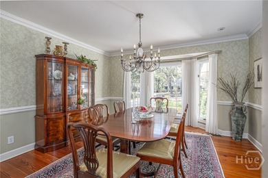 Single-level traditional home with expansive golf and lagoon on The Landings Club - Plantation in Georgia - for sale on GolfHomes.com, golf home, golf lot