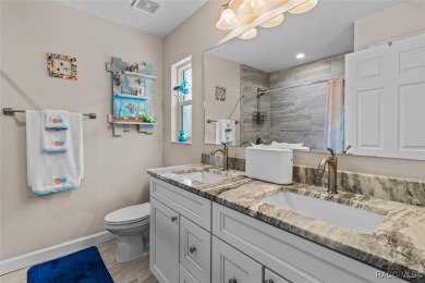 Welcome to this beautifully maintained 2024-built 3-bedroom on Citrus Springs Country Club in Florida - for sale on GolfHomes.com, golf home, golf lot