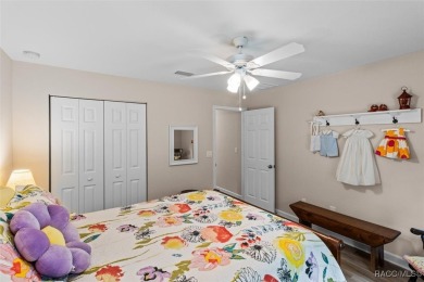 Welcome to this beautifully maintained 2024-built 3-bedroom on Citrus Springs Country Club in Florida - for sale on GolfHomes.com, golf home, golf lot
