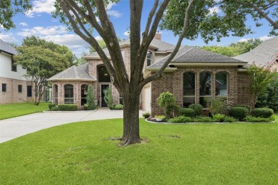 Beautifully situated on a quiet, gated street overlooking Iron on Iron Horse Golf Course in Texas - for sale on GolfHomes.com, golf home, golf lot