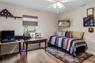 Welcome to this beautifully maintained 2024-built 3-bedroom on Citrus Springs Country Club in Florida - for sale on GolfHomes.com, golf home, golf lot
