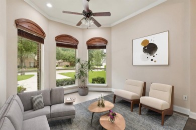 Beautifully situated on a quiet, gated street overlooking Iron on Iron Horse Golf Course in Texas - for sale on GolfHomes.com, golf home, golf lot