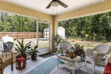 Welcome to this beautifully maintained 2024-built 3-bedroom on Citrus Springs Country Club in Florida - for sale on GolfHomes.com, golf home, golf lot