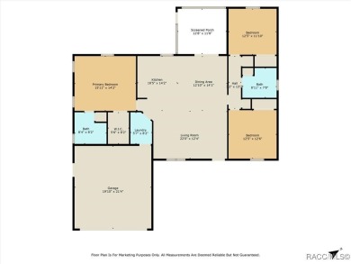 Welcome to this beautifully maintained 2024-built 3-bedroom on Citrus Springs Country Club in Florida - for sale on GolfHomes.com, golf home, golf lot