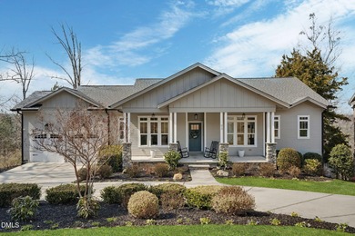This stunning ranch-style home with a fully finished basement on Chapel Ridge Golf Club in North Carolina - for sale on GolfHomes.com, golf home, golf lot