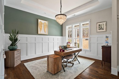 This stunning ranch-style home with a fully finished basement on Chapel Ridge Golf Club in North Carolina - for sale on GolfHomes.com, golf home, golf lot