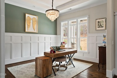 This stunning ranch-style home with a fully finished basement on Chapel Ridge Golf Club in North Carolina - for sale on GolfHomes.com, golf home, golf lot