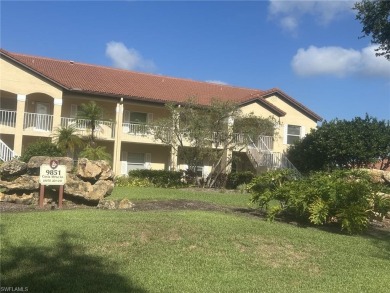 A room with a view.  This lanai overlooks two fairways and you on Spanish Wells Golf and Country Club in Florida - for sale on GolfHomes.com, golf home, golf lot