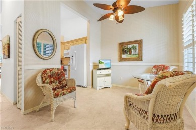 A room with a view.  This lanai overlooks two fairways and you on Spanish Wells Golf and Country Club in Florida - for sale on GolfHomes.com, golf home, golf lot