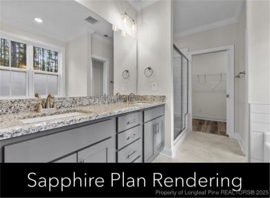 Welcome to The Sapphire plan in Woodlake CC! This home is 2,835 on Woodlake Country Club in North Carolina - for sale on GolfHomes.com, golf home, golf lot