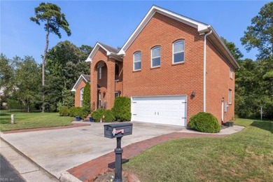 5 bedrooms including two primary bedrooms, one upstairs and one on Hells Point Golf Course in Virginia - for sale on GolfHomes.com, golf home, golf lot