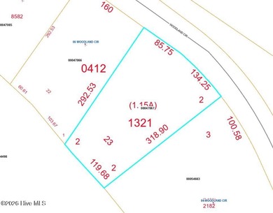 Build your dream home on this beautiful 1.15-acre wooded lot on Foxfire Golf and Country Club in North Carolina - for sale on GolfHomes.com, golf home, golf lot