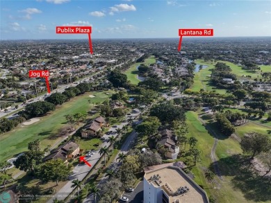 Not to be missed bright and airy upstairs 2-bedroom 2 bath unit on Fountains Golf and Country Club in Florida - for sale on GolfHomes.com, golf home, golf lot