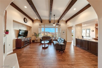 This beautiful single-story home is perched at the summit of the on  in Nevada - for sale on GolfHomes.com, golf home, golf lot