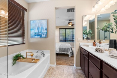 Spacious Villa with rich wood cabinet finishes and granite on Tuscany Falls At Pebble Creek in Arizona - for sale on GolfHomes.com, golf home, golf lot