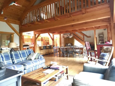 STUNNING TURNKEY CUSTOM-BUILT TIMBER FRAME HOME ON LOST LAKE on Lost Nation Golf Club in Illinois - for sale on GolfHomes.com, golf home, golf lot