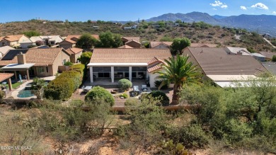 Beautifully appointed Madera with gorgeous views, private on Saddlebrooke Golf Course in Arizona - for sale on GolfHomes.com, golf home, golf lot