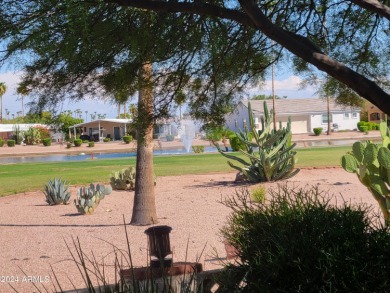 Red Mountain and The Superstitions are the back drop of this on Apache Wells Country Club in Arizona - for sale on GolfHomes.com, golf home, golf lot