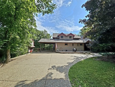 STUNNING TURNKEY CUSTOM-BUILT TIMBER FRAME HOME ON LOST LAKE on Lost Nation Golf Club in Illinois - for sale on GolfHomes.com, golf home, golf lot