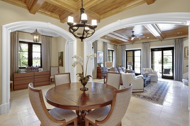 This beautifully appointed four-bedroom villa is nestled behind on The Bears Club in Florida - for sale on GolfHomes.com, golf home, golf lot