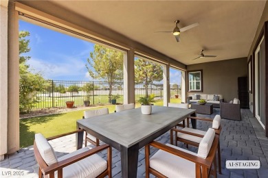 This charming one-story home sits on the golf course with views on Mountain Falls Golf Course in Nevada - for sale on GolfHomes.com, golf home, golf lot
