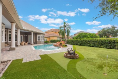 This elegant single-story Rick Watson home, located at 6102 S on The Golden Bear Club At Keenes Pointe in Florida - for sale on GolfHomes.com, golf home, golf lot