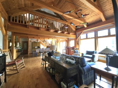 STUNNING TURNKEY CUSTOM-BUILT TIMBER FRAME HOME ON LOST LAKE on Lost Nation Golf Club in Illinois - for sale on GolfHomes.com, golf home, golf lot