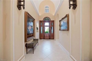 Stunning 3 BR, 3.5 BA home situated on a spectacular lakefront on Pelican Marsh Golf Club in Florida - for sale on GolfHomes.com, golf home, golf lot