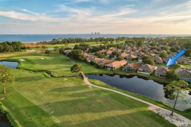 Upon opening the door to this brick 3 bedroom, 2 bath home in on Tiger Point Golf and Country Club in Florida - for sale on GolfHomes.com, golf home, golf lot