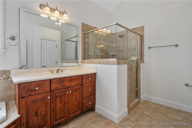 Nestled in the prestigious Anderson Creek Club, this stunning on Anderson Creek Golf Club in North Carolina - for sale on GolfHomes.com, golf home, golf lot