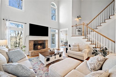 Stunning Craftsman Home surrounded by seasonal mountain views on The Highlands Course at Lake Arrowhead in Georgia - for sale on GolfHomes.com, golf home, golf lot