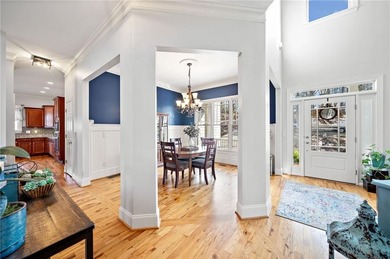 Stunning Craftsman Home surrounded by seasonal mountain views on The Highlands Course at Lake Arrowhead in Georgia - for sale on GolfHomes.com, golf home, golf lot