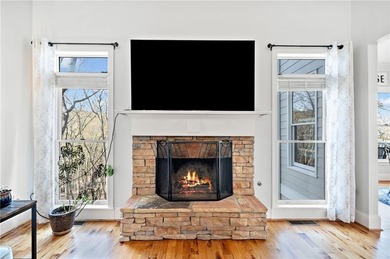 Stunning Craftsman Home surrounded by seasonal mountain views on The Highlands Course at Lake Arrowhead in Georgia - for sale on GolfHomes.com, golf home, golf lot