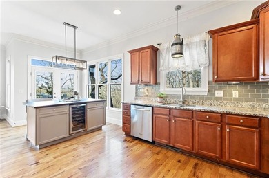 Stunning Craftsman Home surrounded by seasonal mountain views on The Highlands Course at Lake Arrowhead in Georgia - for sale on GolfHomes.com, golf home, golf lot