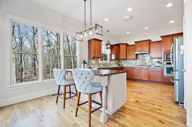 Stunning Craftsman Home surrounded by seasonal mountain views on The Highlands Course at Lake Arrowhead in Georgia - for sale on GolfHomes.com, golf home, golf lot