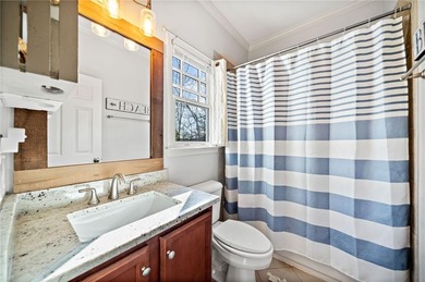 Stunning Craftsman Home surrounded by seasonal mountain views on The Highlands Course at Lake Arrowhead in Georgia - for sale on GolfHomes.com, golf home, golf lot